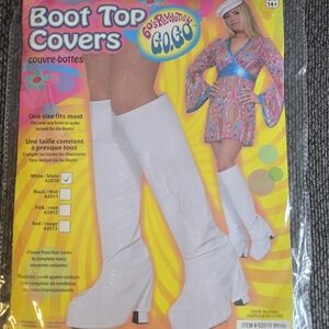 White Boot Top Covers